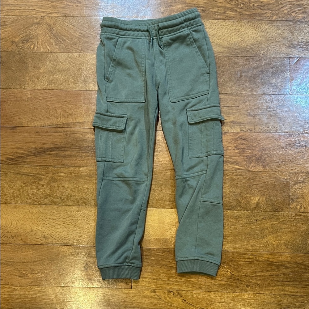 Wonder Nation Kids' Green Cargo Jogger Pants